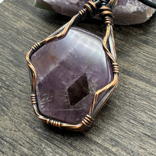 Load image into Gallery viewer, Chevron Amethyst Pendant
