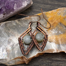 Load image into Gallery viewer, Labradorite Earrings