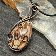 Load image into Gallery viewer, Petrified Wood Pendant
