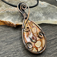 Load image into Gallery viewer, Petrified Wood Pendant
