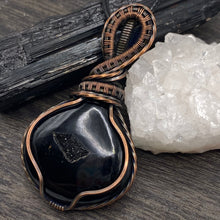 Load image into Gallery viewer, Black Onyx Druzy Pendant
