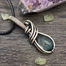 Load image into Gallery viewer, Moss Agate Doublet Pendant
