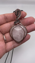 Load and play video in Gallery viewer, Rose Quartz Pendant
