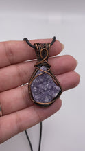 Load and play video in Gallery viewer, Amethyst Cluster Pendant
